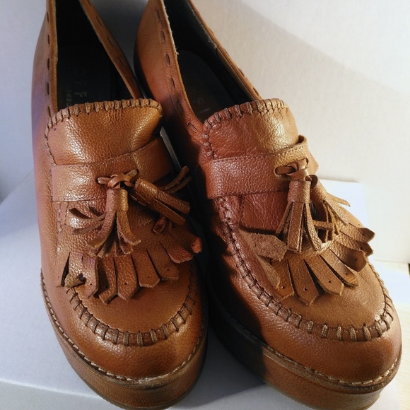 OFFICE London Platform Wedge heels size 10.5 - Picture 1 of 5